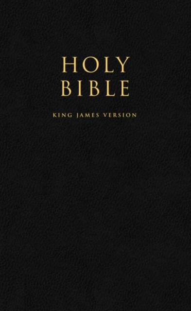 HOLY BIBLE: King James Version (KJV) Popular Gift & Award Black Leatherette Edition-9780007103072