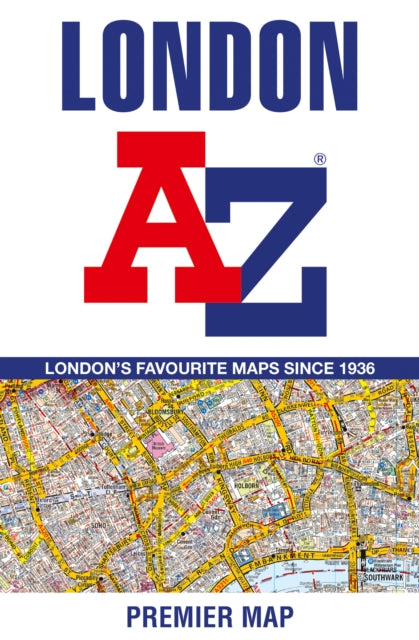 London A-Z Premier Map-9780008581763