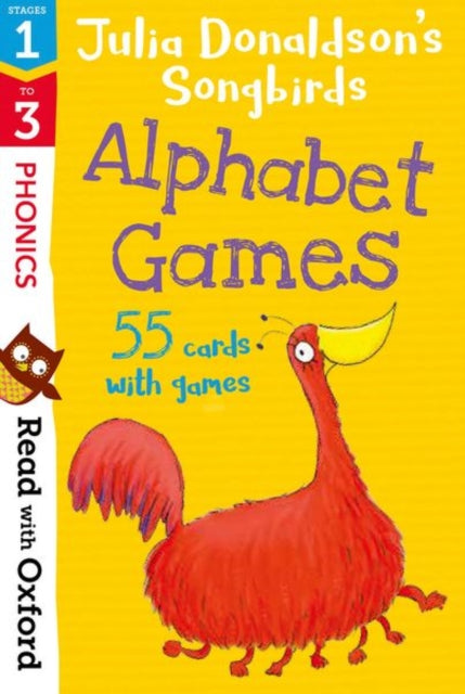 Read with Oxford: Stages 1-3: Julia Donaldson's Songbirds: Alphabet Games Flashcards-9780192764850