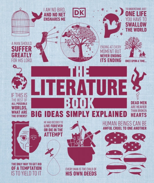 The Literature Book : Big Ideas Simply Explained-9780241015469