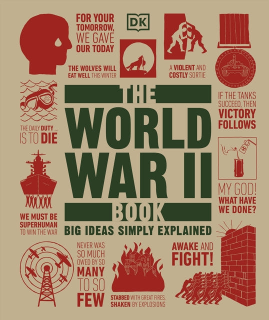 The World War II Book : Big Ideas Simply Explained-9780241347119