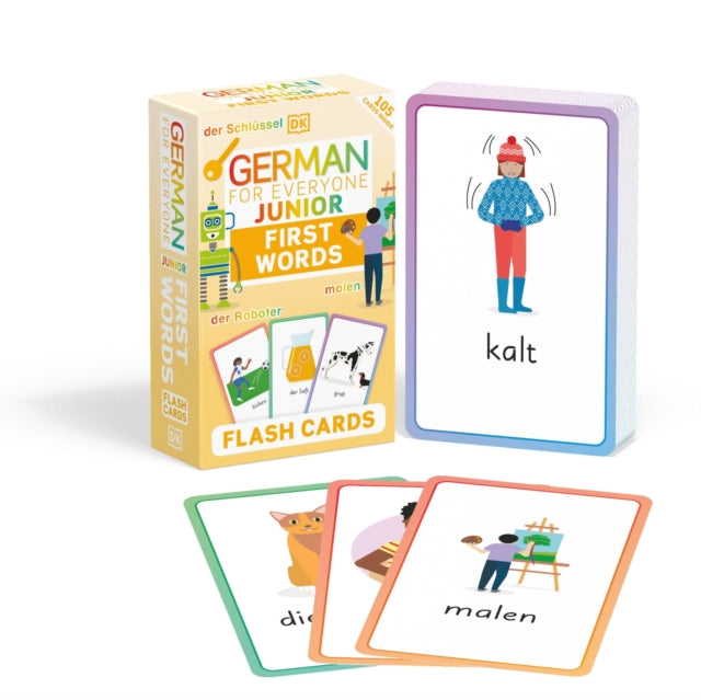 German for Everyone Junior First Words Flash Cards-9780241601419