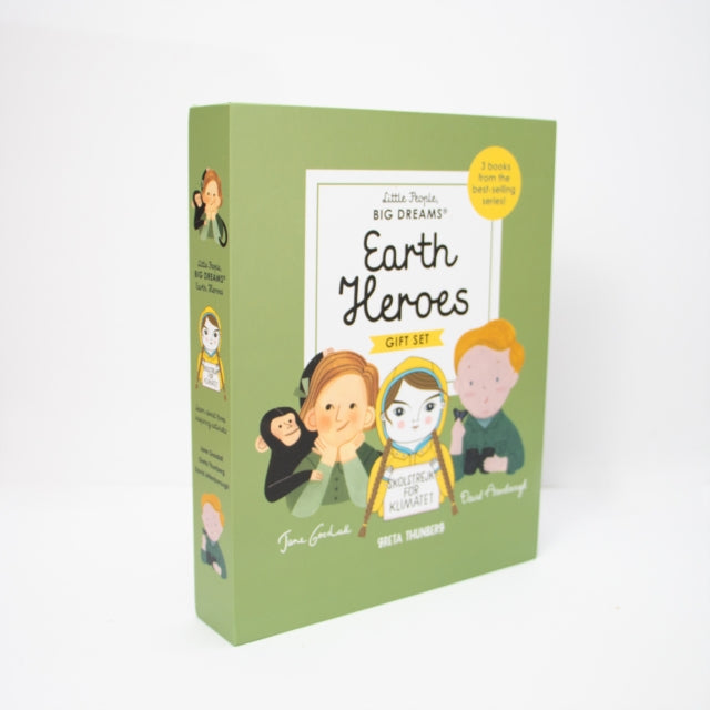 Little People, BIG DREAMS: Earth Heroes : 3 books from the best-selling series! Jane Goodall - Greta Thunberg - David Attenborough-9780711261389