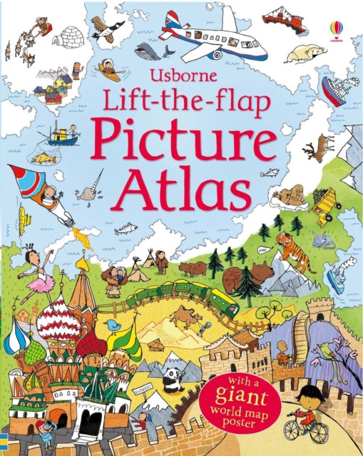 Lift-the-Flap Picture Atlas-9780746098479