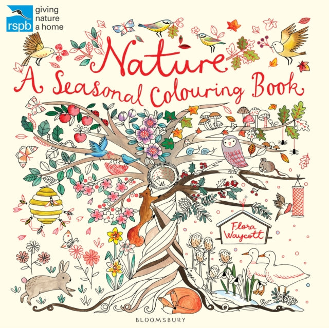 RSPB Nature: A Seasonal Colouring Book-9781408879276