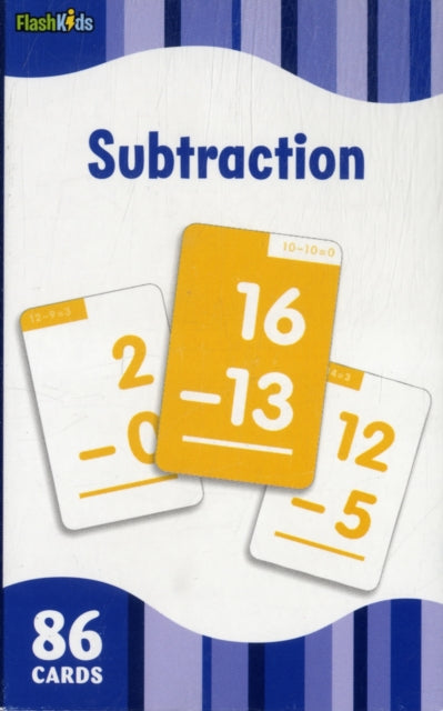 Subtraction (Flash Kids Flash Cards)-9781411434820