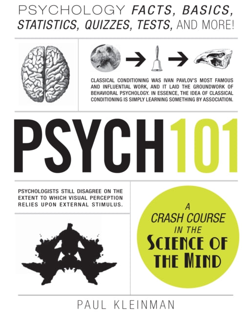 Psych 101 : Psychology Facts, Basics, Statistics, Tests, and More!-9781440543906