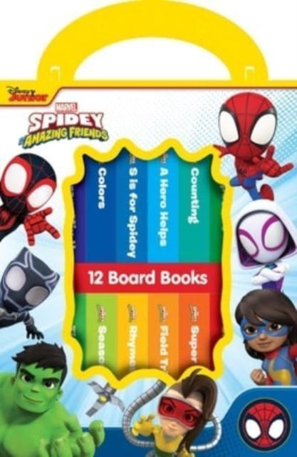 Disney Junior Marvel Spidey & His Amazing Friends 12 Books My First Library-9781503766266