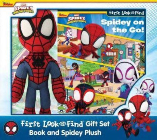 Disney Junior Marvel Spidey & His Amazing Friends First LF Book Box Plush Gift Set OP-9781503766594