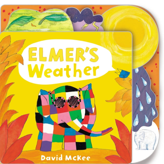 Elmer's Weather : Tabbed Board Book-9781783446063
