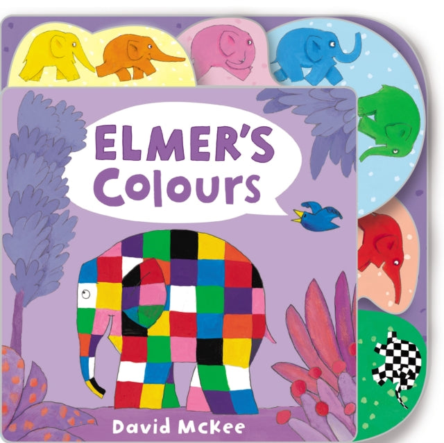 Elmer's Colours : Tabbed Board Book-9781783446094