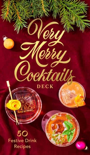 Very Merry Cocktails Deck : 50 Festive Drink Recipes-9781797221830