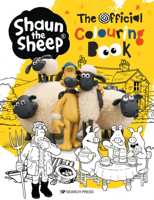 Shaun the Sheep: The Official Colouring Book-9781800921450