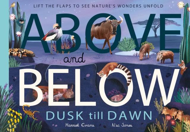 Above and Below: Dusk till Dawn : Lift the flaps to see nature's wonders unfold-9781838914028