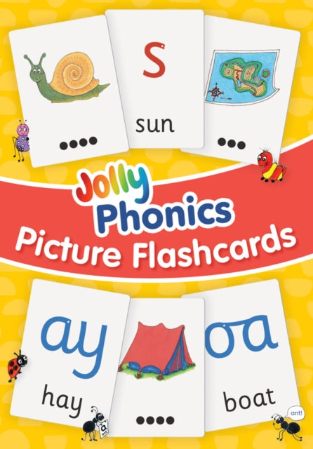 Jolly Phonics Picture Flash Cards : in Precursive Letters-9781844144334