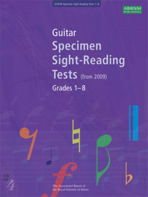 Guitar Specimen Sight-Reading Tests, Grades 1-8-9781860967443
