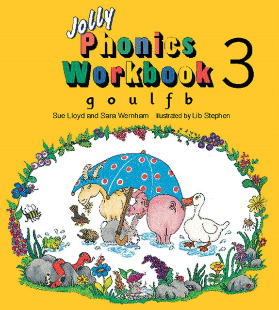 Jolly Phonics Workbook 3 : in Precursive Letters (British English edition)-9781870946537