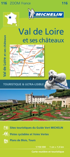 Chateaux of the Loire - Zoom Map 116 : Map-9782067209848