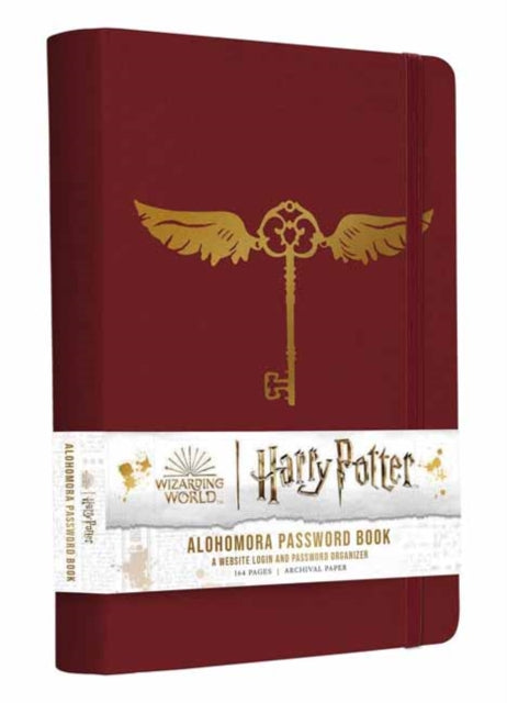 Harry Potter: Alohomora Password Book : A Website and Password Organizer-9798886631395