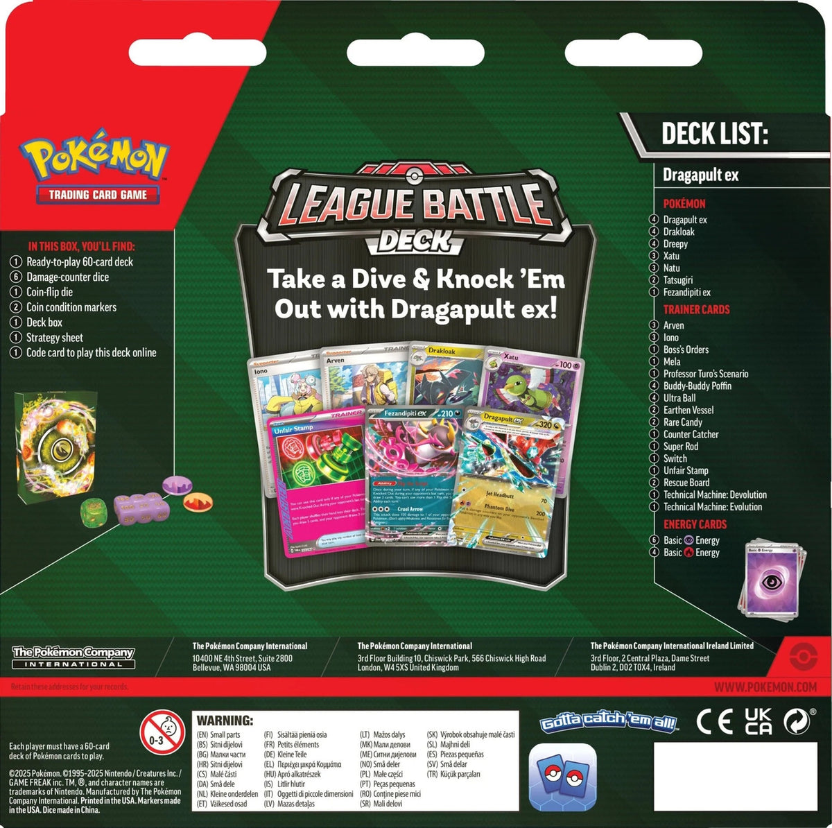 pokmon trading card game dragapult ex league battle deck Combine the with the Charizard ex League Battle Deck!  Pokemon TCG  In Third Person Pokmon TCG: Dragapult ex League