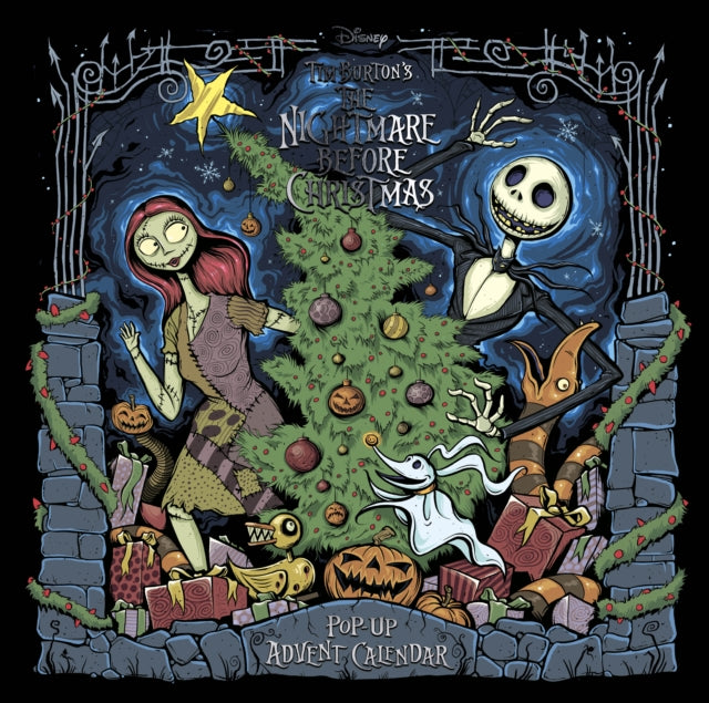Disney Tim Burton's The Nightmare Before Christmas Pop-Up Book and Advent Calendar-9781787419049