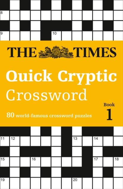 The Times Quick Cryptic Crossword Book 1 : 80 World-Famous Crossword Puzzles-9780008139810