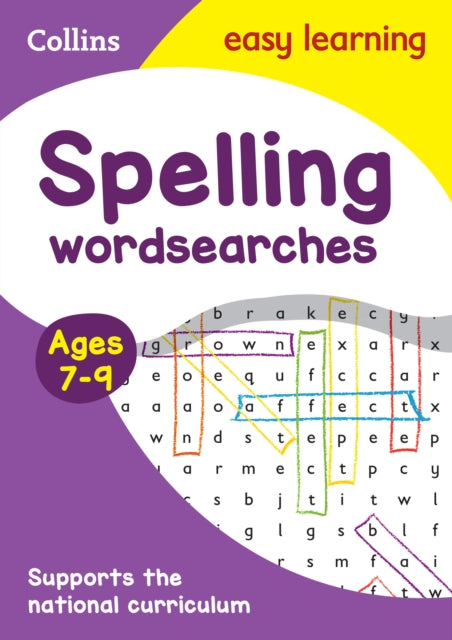 Spelling Word Searches Ages 7-9 : Ideal for Home Learning-9780008212650