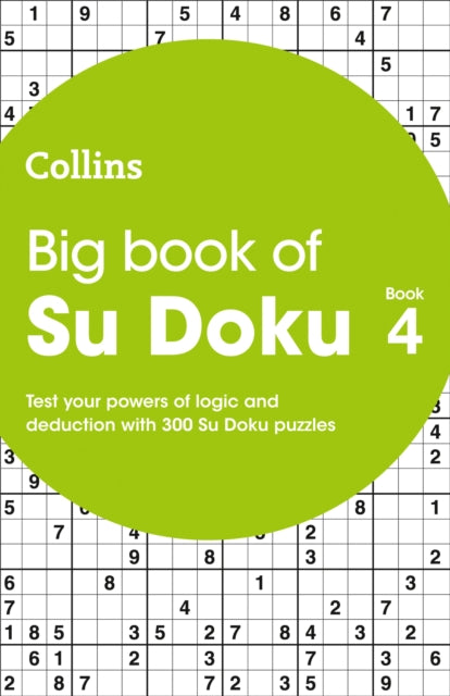 Big Book of Su Doku 4 : 300 Su Doku Puzzles-9780008323882