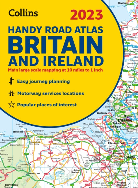 2023 Collins Handy Road Atlas Britain and Ireland : A5 Spiral-9780008528768