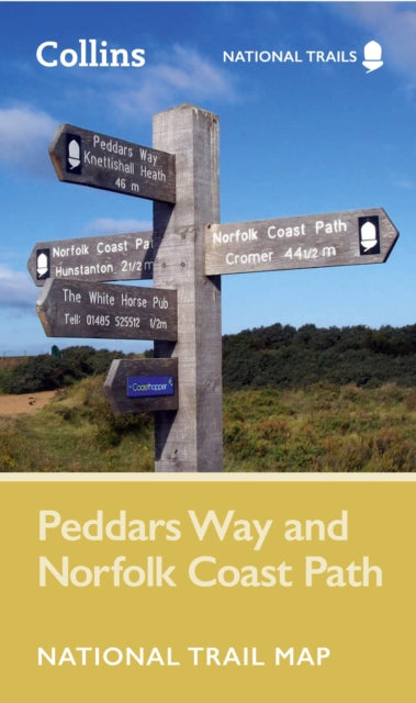 Peddars Way and Norfolk Coast Path National Trail Map-9780008602970