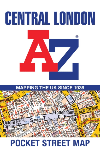 Central London A-Z Pocket Street Map-9780008657475