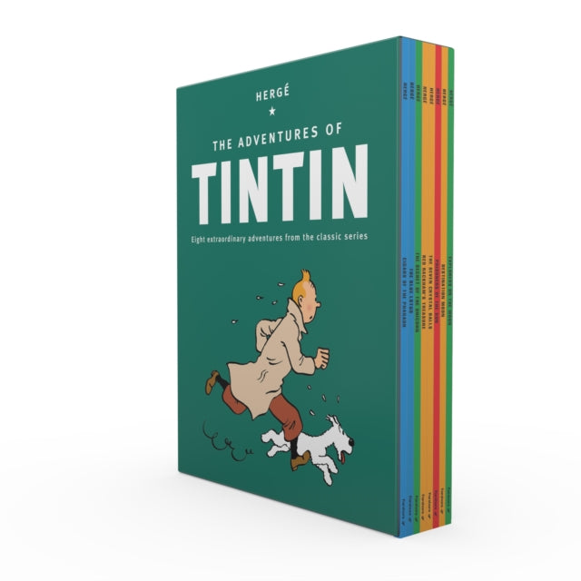 The Adventures of Tintin: 8 Title Paperback Boxed Set : The Official Classic Children's Illustrated Mystery Adventure Series-9780008685461