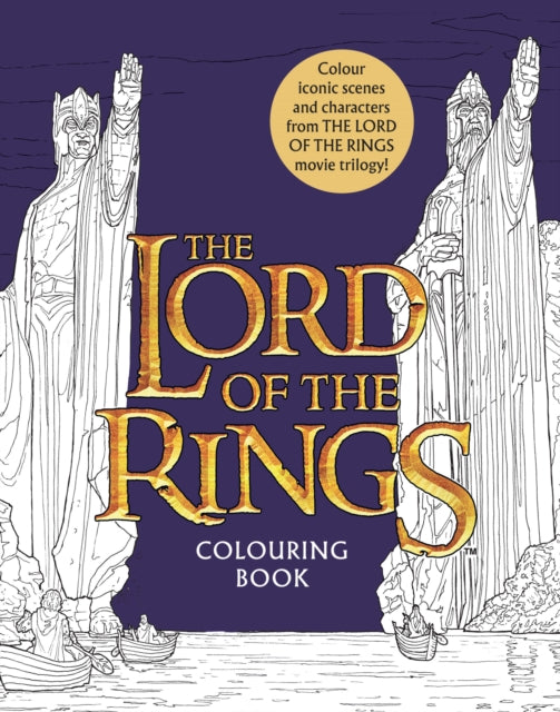 The Lord of the Rings Movie Trilogy Colouring Book : Official and Authorised-9780008713409