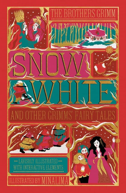 Snow White and Other Grimms' Fairy Tales (MinaLima Edition) : Illustrated with Interactive Elements-9780063208247