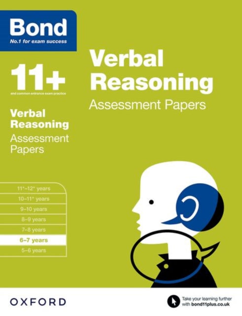 Bond 11+: Verbal Reasoning: Assessment Papers : 6-7 years-9780192740304