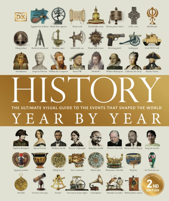 History Year by Year : The ultimate visual guide to the events that shaped the world-9780241317679