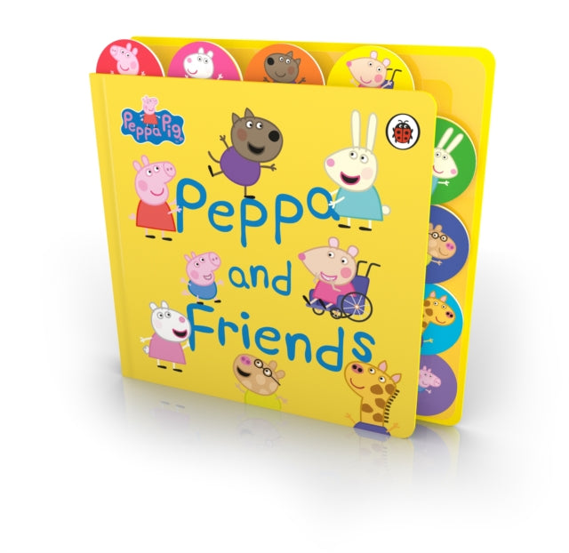 Peppa Pig: Peppa and Friends : Tabbed Board Book-9780241425060