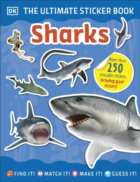 Ultimate Sticker Book Sharks-9780241467060