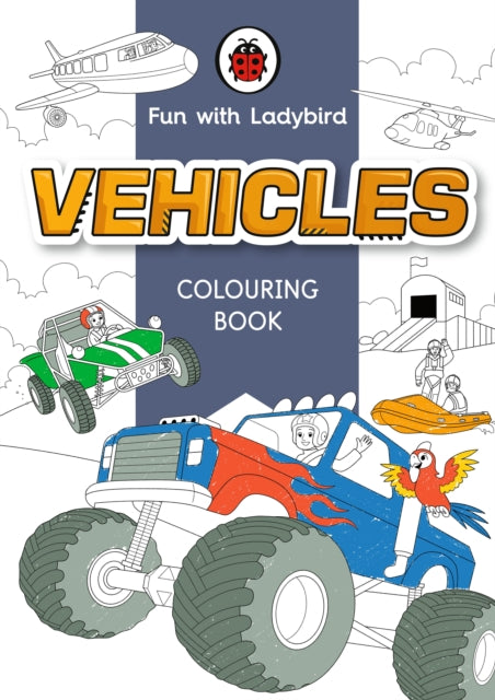 Fun With Ladybird:  Colouring Book: Vehicles-9780241535042