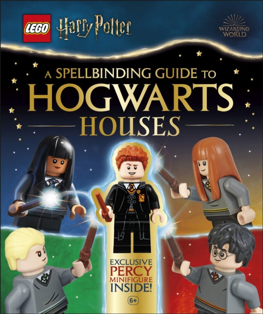 LEGO Harry Potter A Spellbinding Guide to Hogwarts Houses : With Exclusive Percy Weasley Minifigure-9780241544648
