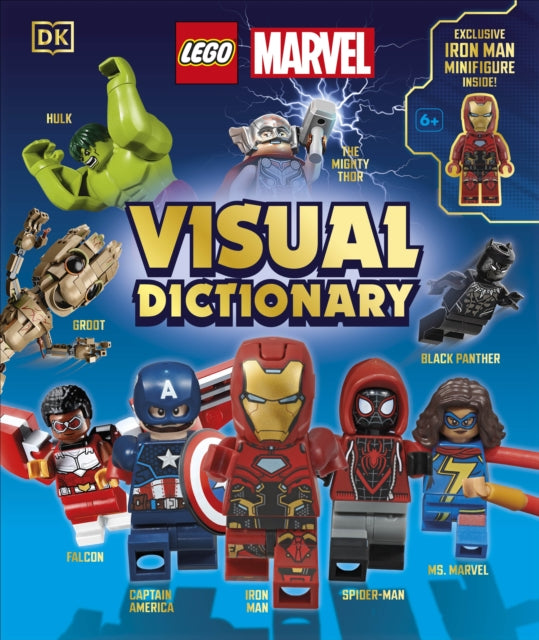 LEGO Marvel Visual Dictionary : With Exclusive LEGO Iron Man Minifigure-9780241621424