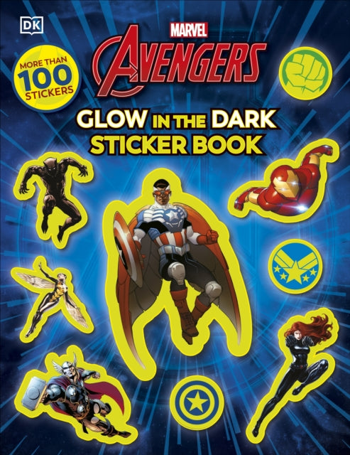 Marvel Avengers Glow in the Dark Sticker Book : With More Than 100 Stickers-9780241659243