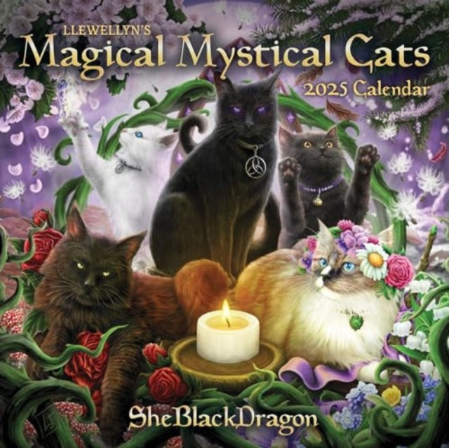 Llewellyn's 2025 Magical Mystical Cats Calendar-9780738771953