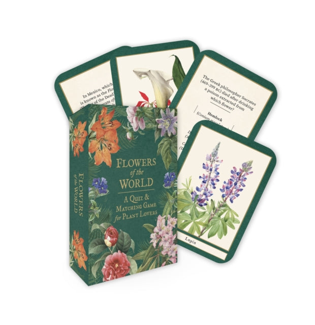 Flowers of the World : A matching card and quiz game for plant lovers-9780753735688
