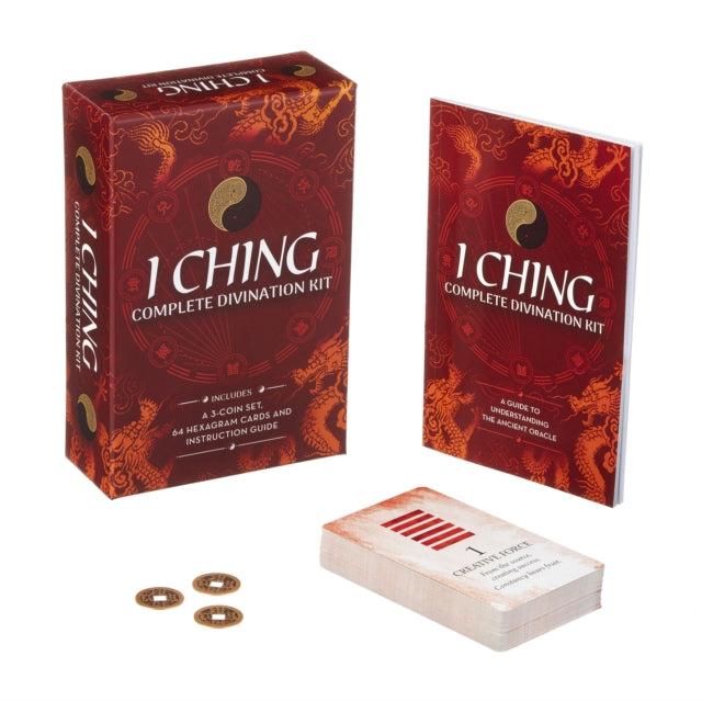 I Ching Complete Divination Kit : A 3-Coin Set, 64 Hexagram Cards and Instruction Guide-9781398803596