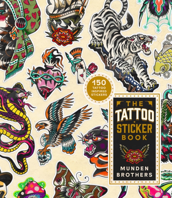 The Tattoo Sticker Book : 150 Tattoo-inspired Stickers-9781399621915