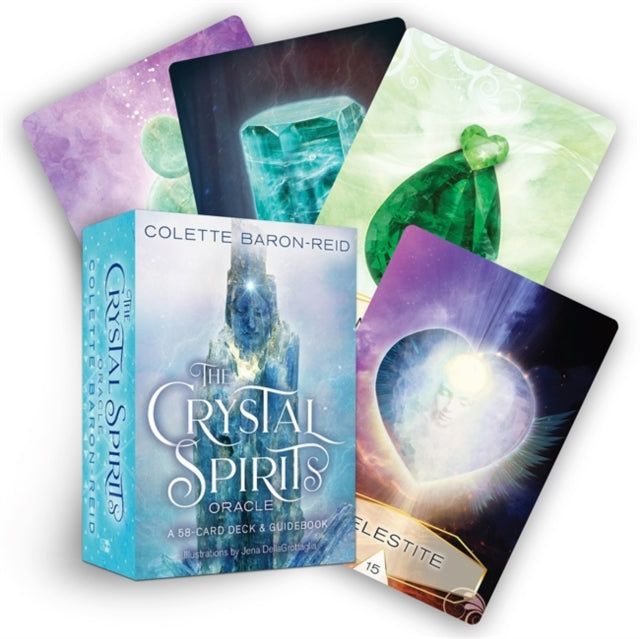 The Crystal Spirits Oracle : A 58-Card Deck and Guidebook-9781401952808