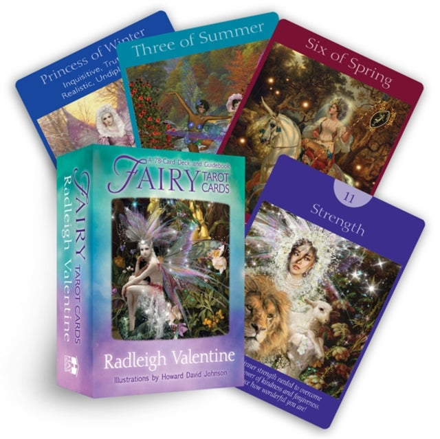 Fairy Tarot Cards : A 78-Card Deck and Guidebook-9781401957209