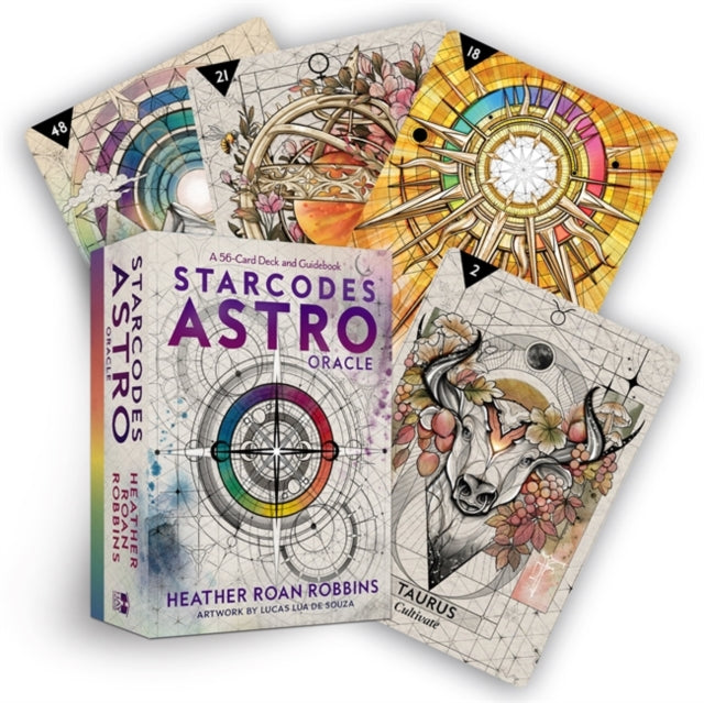 Starcodes Astro Oracle : A 56-Card Deck and Guidebook-9781401962685