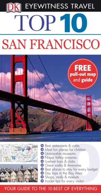 DK Eyewitness Top 10 Travel Guide: San Francisco-9781405348348